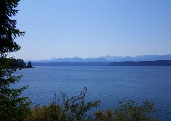 Kitsap Memorial view of Hood canal and Olympic mountains