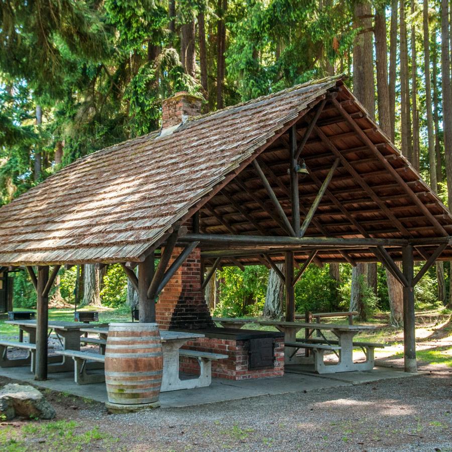 Kitsap Memorial Heritage area kitchen shelter