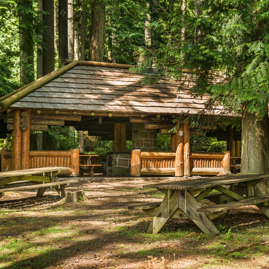 Kitchen shelter at Millersylvania.