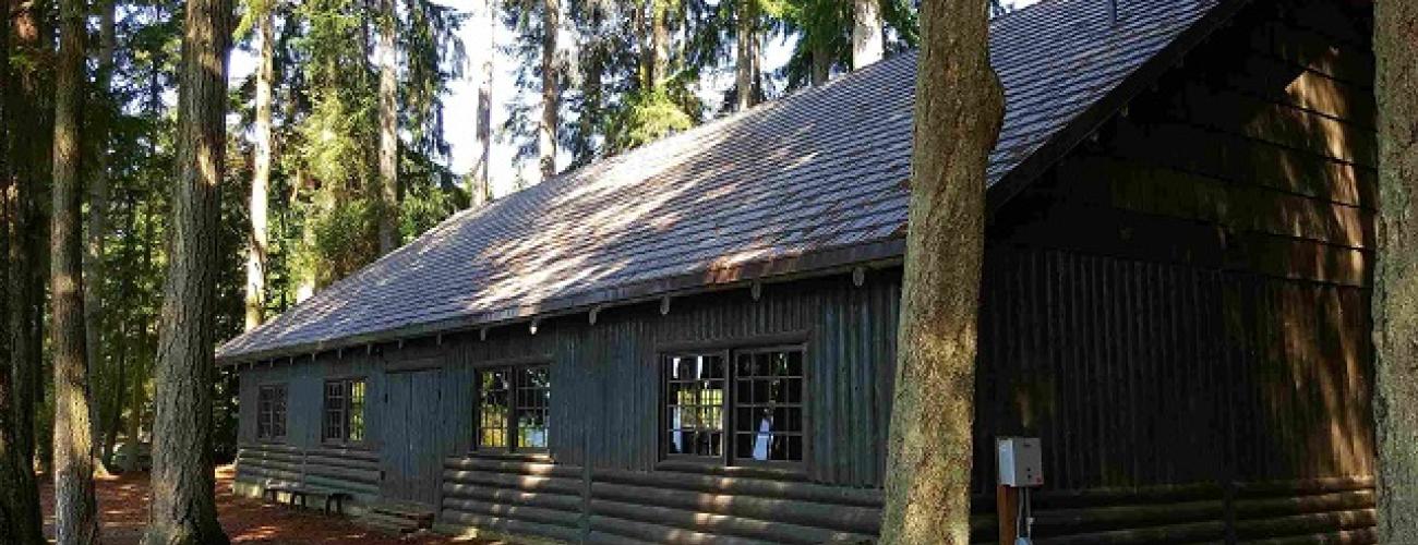 Kitsap Memorial Log Hall Exterior