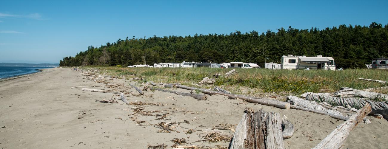 Beachfront at Fort Flagler.
