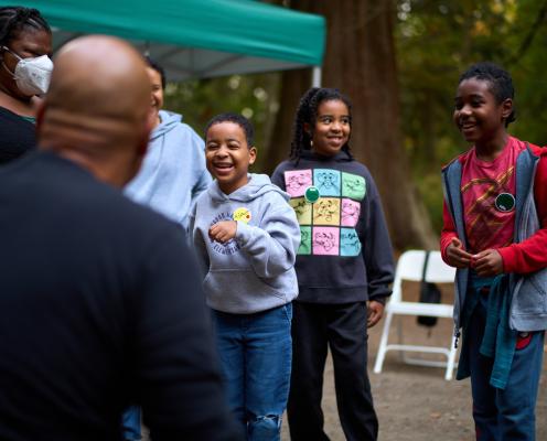 Black American festivalgoers at Sundaes Outside
