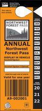 An image of a Northwest Forest Pass