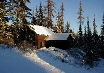 Wohelo Lodge Exterior in Snow