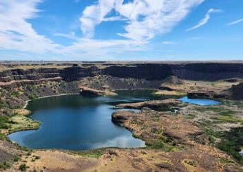 Over looking Sun-Lakes Dry Falls State Park