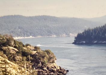 view of islands with rocky shorelines