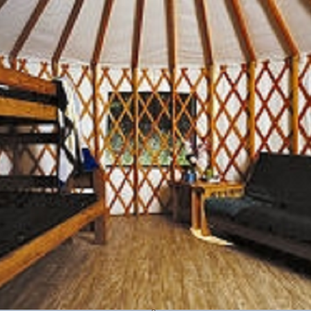 Cape Disappointment Yurt Interior
