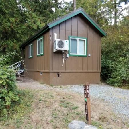 Deception Pass Quarry Pond Cabin with parking pad