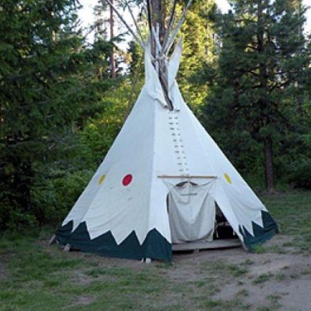 Fields Spring Teepee Exterior Front