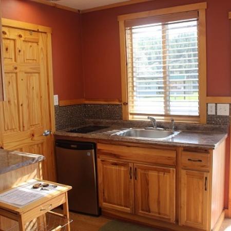 Pearrygin Lake Cabin Kitchenette