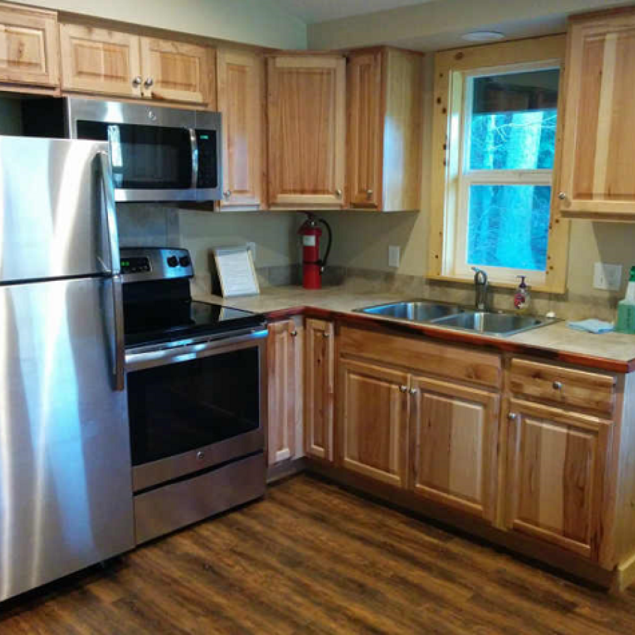 Deception Pass Cabin C7 Kitchen