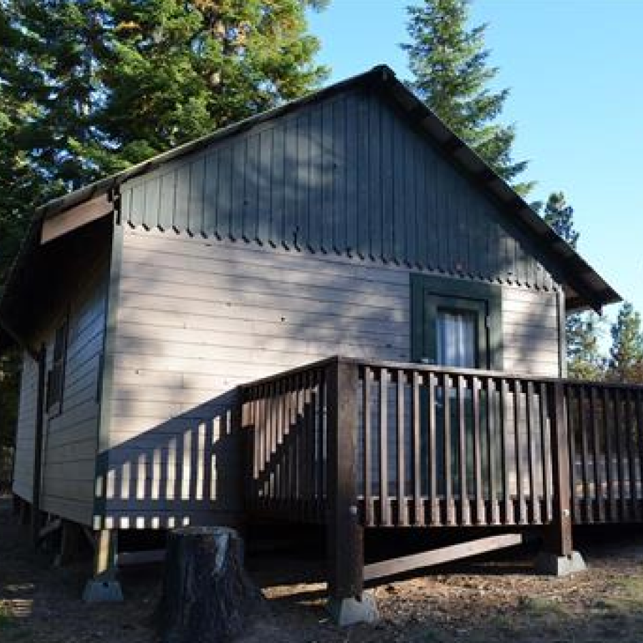 Fields Spring Tamarack Cabin Exterior