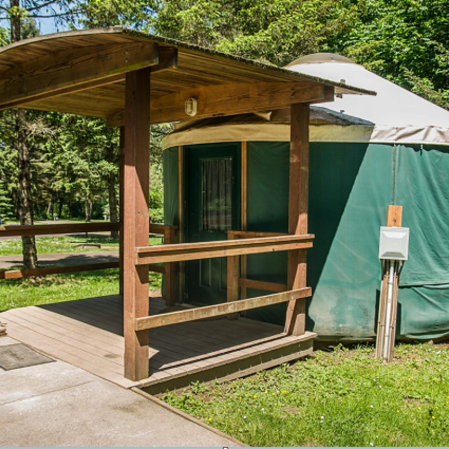 Paradise Point Yurts Exterior Close-up