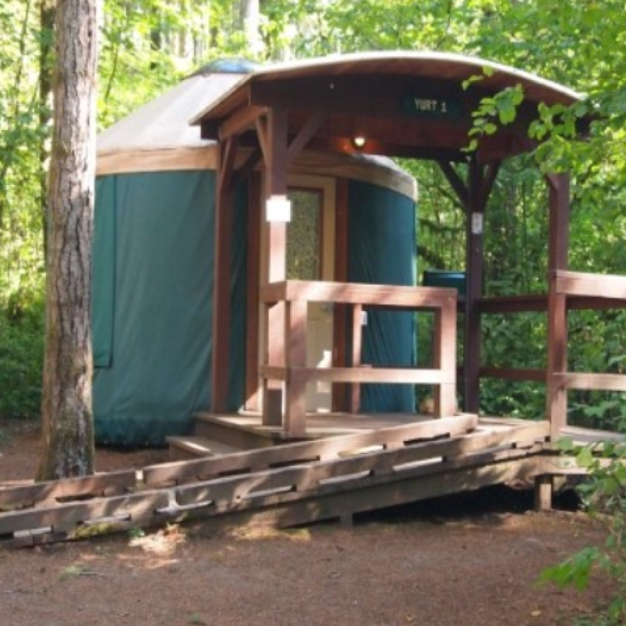 Seaquest Yurt with ramp
