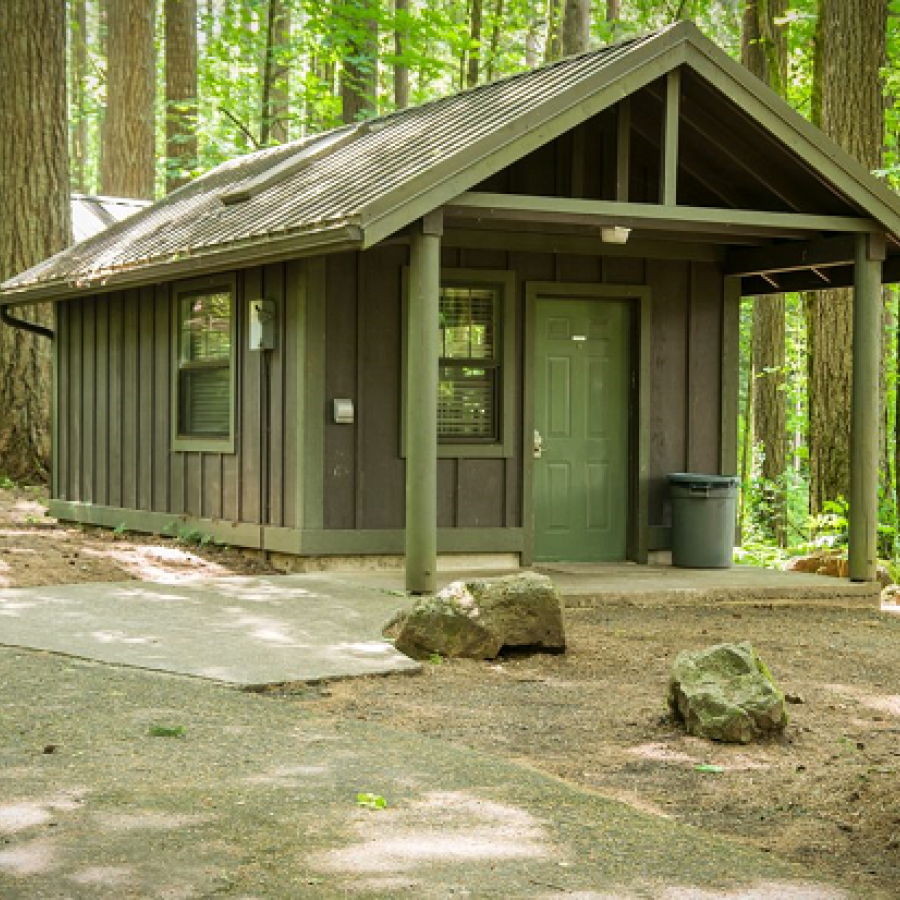 Battle Ground Lake Cabin Exterior