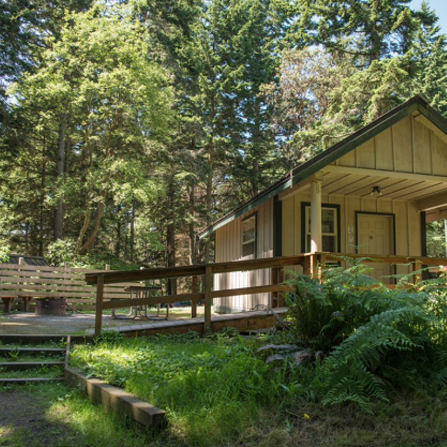 Camano Island Cabin Exterior