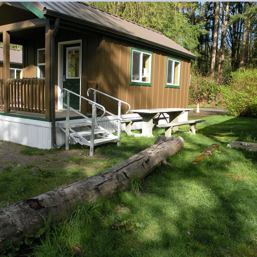 Dash Point Cabin Exterior