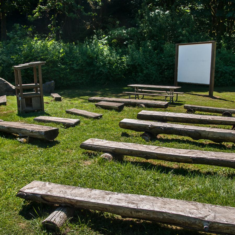 Amphitheater at Dosewallips State Park.