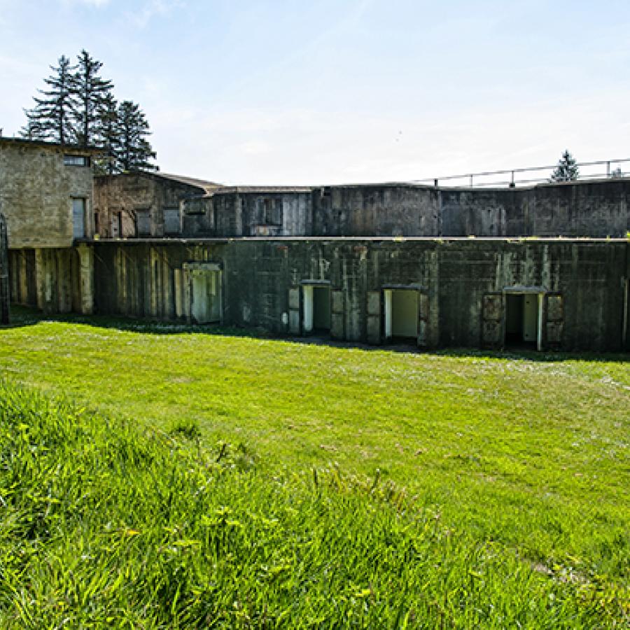 Fort remains at Columbia State Park.