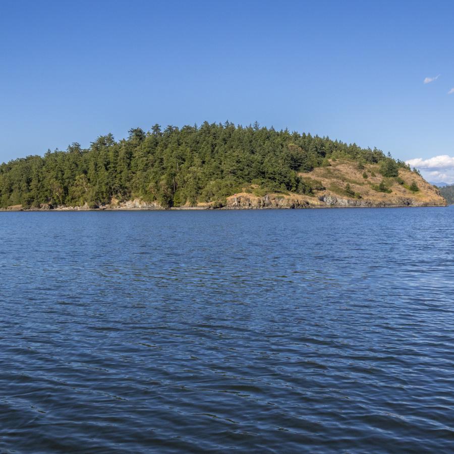 Hope Island viewed from the water.