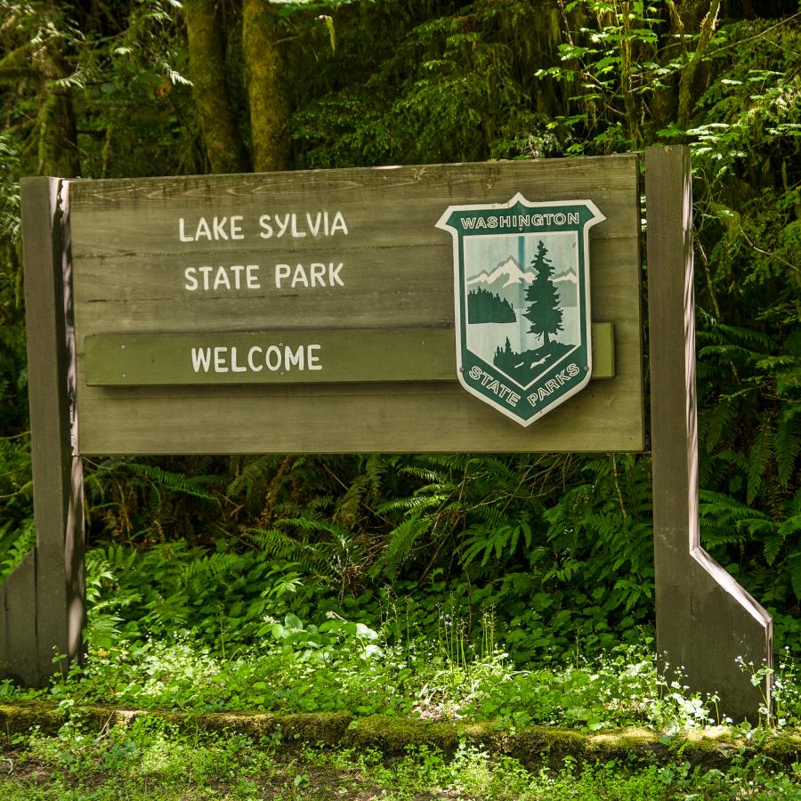 Lake Sylvia State Park Welcome Sign