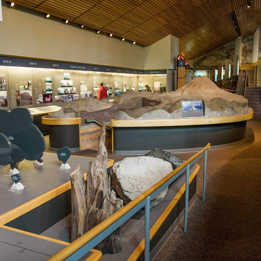 View of displays offer at the visitor center
