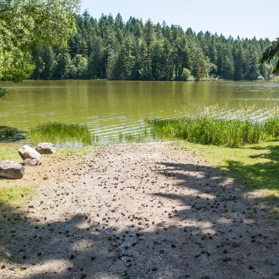 Anderson Lake boat launch.