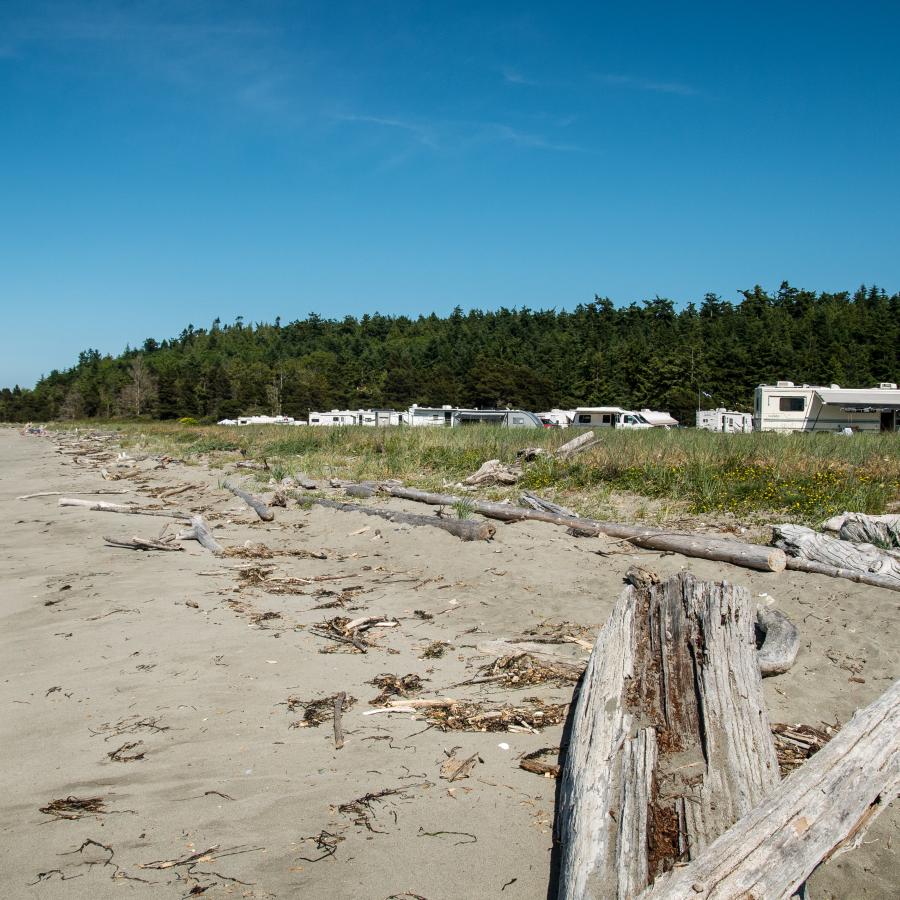 Beachfront at Fort Flagler.