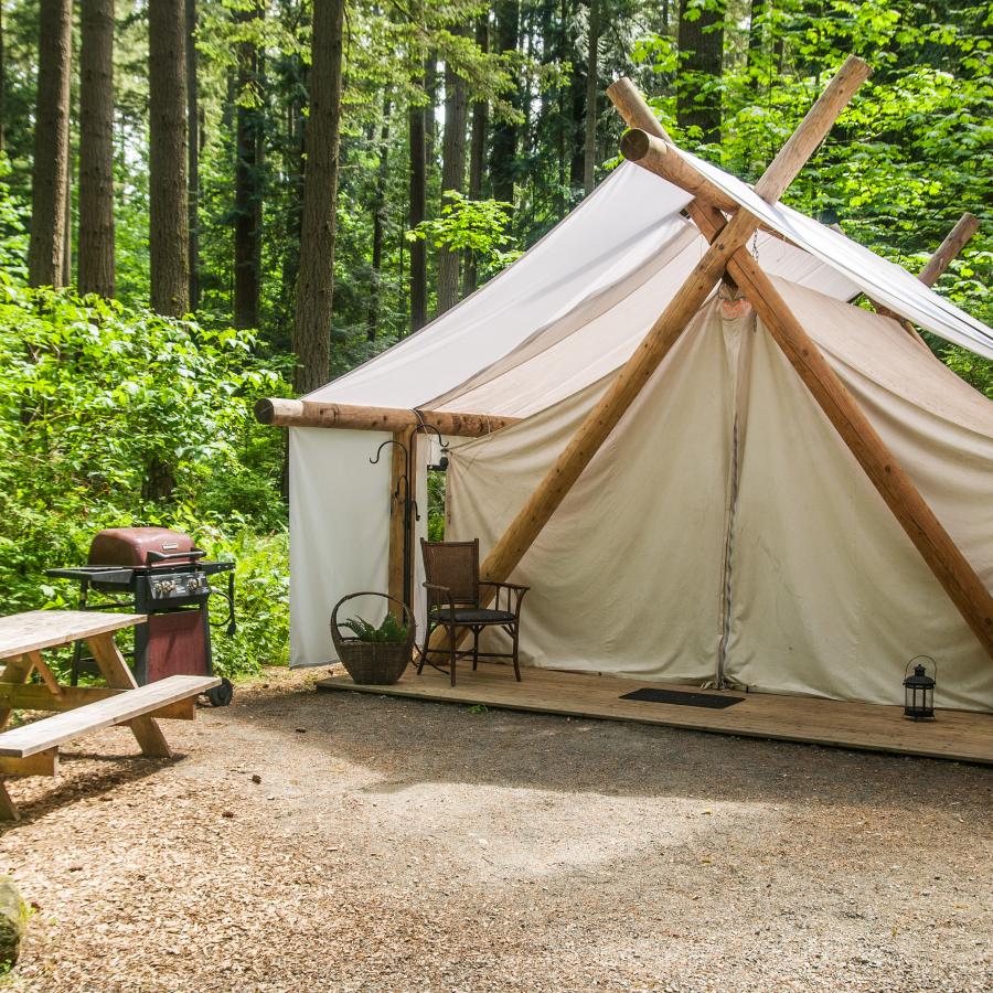 Glamping at Millersylvania.