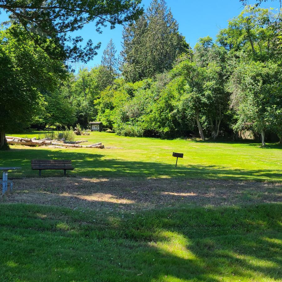 Blake island, picnic, BBQ, day-use, grass fields, trees