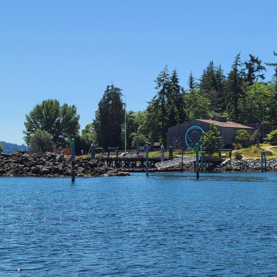 Blake Island, marina, boating, saltwater, trees, puget sound