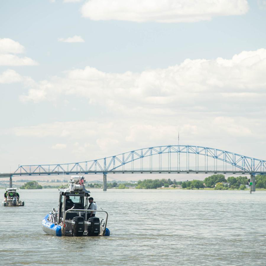 marine law enforcement patrol vessels on the water